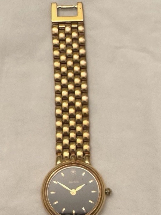 MICHELE Woman\'s Vintage 1970\'s Gold Tone Stainless Bracelet Watch Japan Movement main image 7